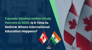Indian student thinking about studying internationally at home due to Canada study permit drop in 2025