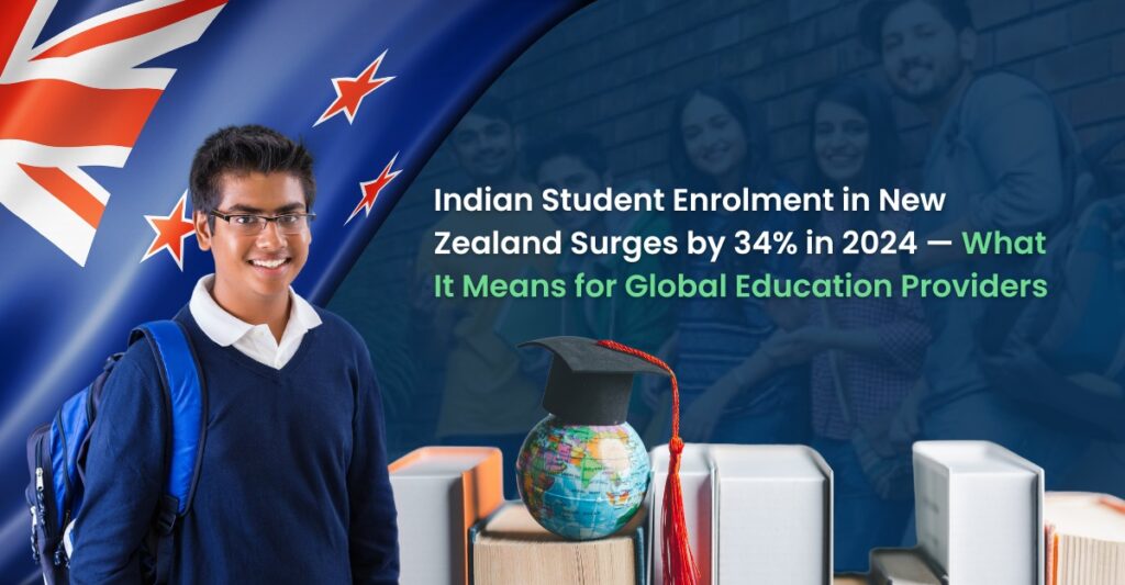 Indian students studying in New Zealand classrooms with global education opportunities
