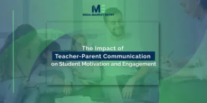 Teacher and parent discussing student progress to boost motivation and engagement